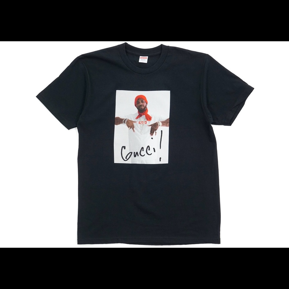 Supreme Gucci mane tee Black